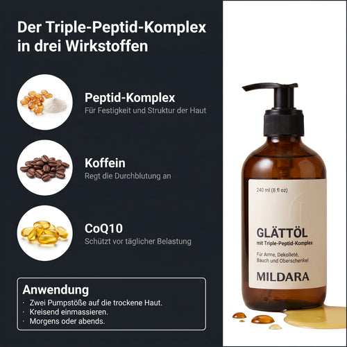 Mildara Glättöl mit Triple-Peptid-Komplex